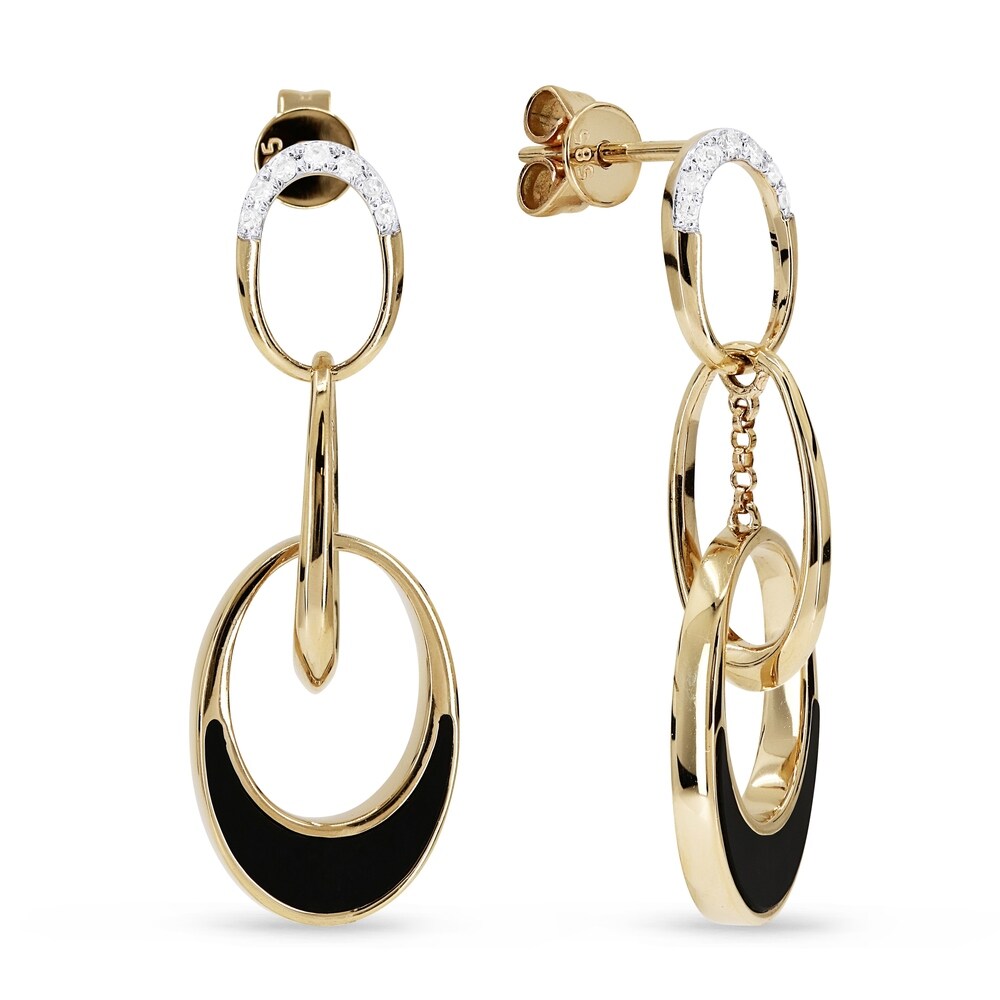 Onyx, 14k Earrings | Find Great Jewelry Deals Shopping at Overstock
