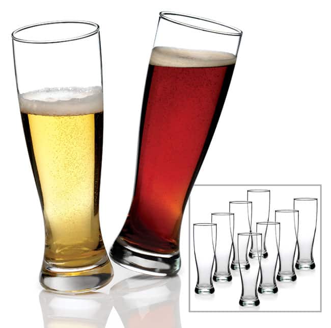 Anchor Hocking Grand Pilsner Beer Glasses (Set of 8)