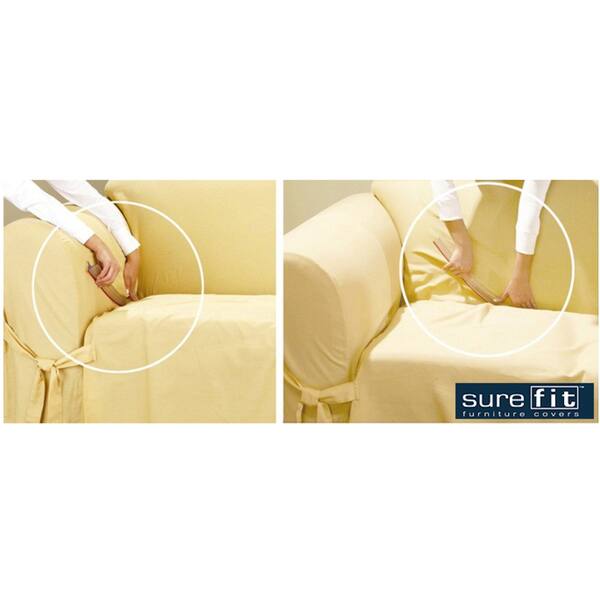 Sure Fit Tuck Once Sofa Slipcover Grip Bed Bath & Beyond 2931691