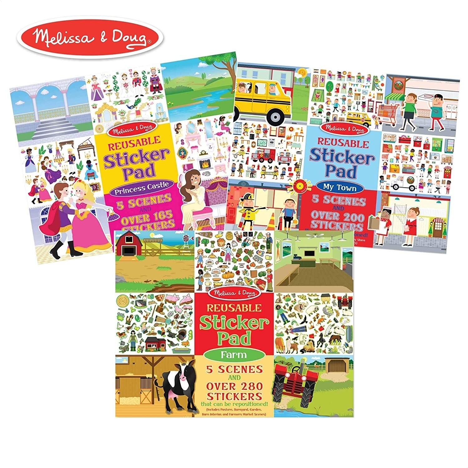 melissa and doug reusable sticker pad farm