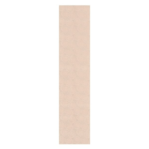eCarpetGallery Machine Woven Bellisima Beige Polyester Rug - 2'2 x 16'0