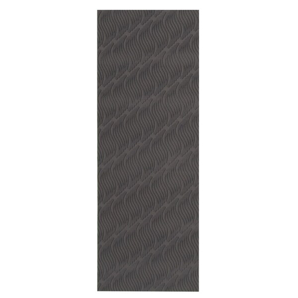eCarpetGallery Machine Woven Bellisima Black Polyester Rug - 2'2 x 6'0