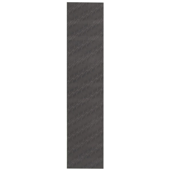 eCarpetGallery Machine Woven Bellisima Black Polyester Rug - 2'2 x 16'0