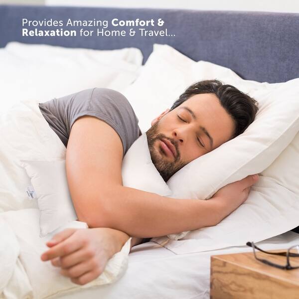 Shop Comfydown Travel Pillow Filled With 800 Fp Goose Down 300