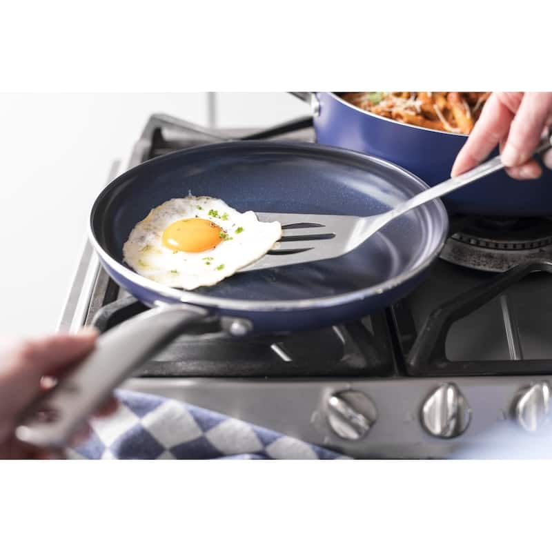 Blue Diamond Toxin-Free 2 Piece Ceramic Non-Stick Frying Pan Set