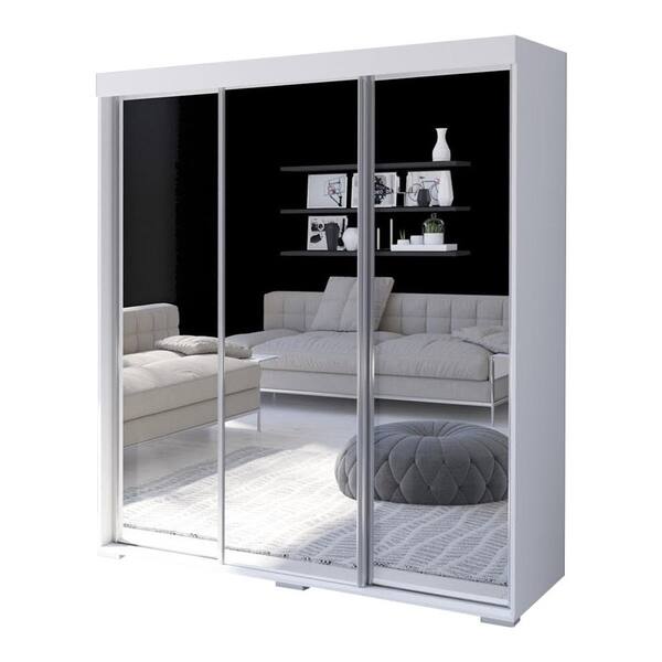 Shop Strick Bolton Suger 3 Door Mirrored Armoire On Sale