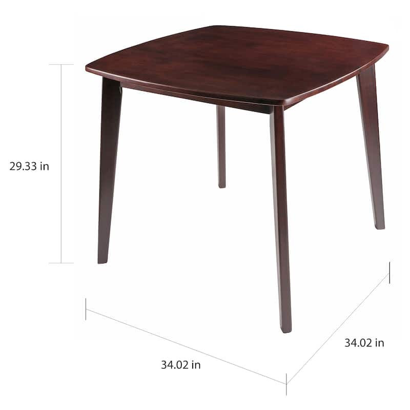 Copper Grove Sayyan Walnut Brown Table - N/A
