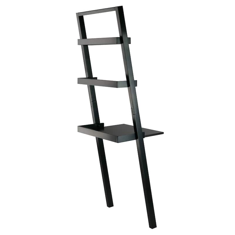 Copper Grove Mukalla Black Leaning 2-shelf Desk
