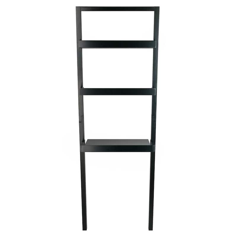 Copper Grove Mukalla Black Leaning 2-shelf Desk
