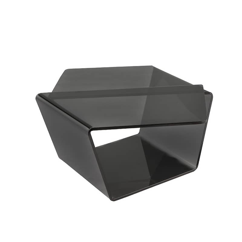 Somette All Glass Cocktail Table