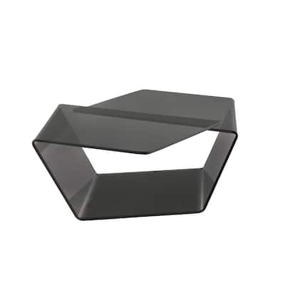 Somette All Glass Cocktail Table