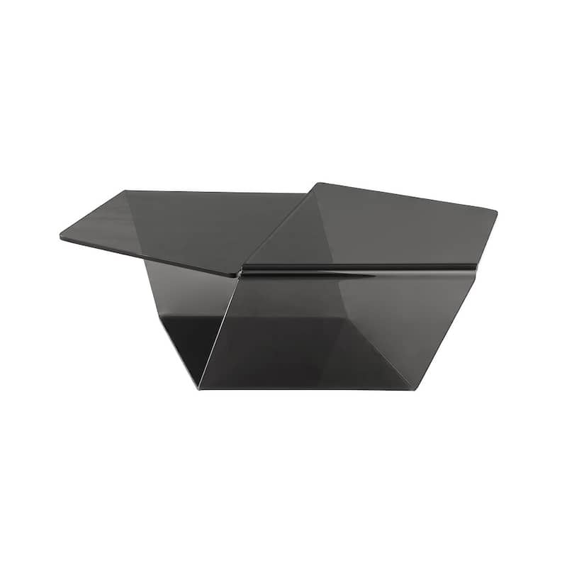 Somette All Glass Cocktail Table