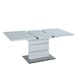 preview thumbnail 6 of 6, Somette Richard White and Stainless Steel 2-Piece Dining Set