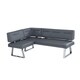 preview thumbnail 3 of 6, Somette Richard White and Stainless Steel 2-Piece Dining Set