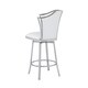 preview thumbnail 4 of 5, Somette Nana Swivel Counter Stool with Design Back