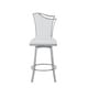 preview thumbnail 2 of 5, Somette Nana Swivel Counter Stool with Design Back