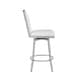 preview thumbnail 3 of 5, Somette Nana Swivel Counter Stool with Design Back