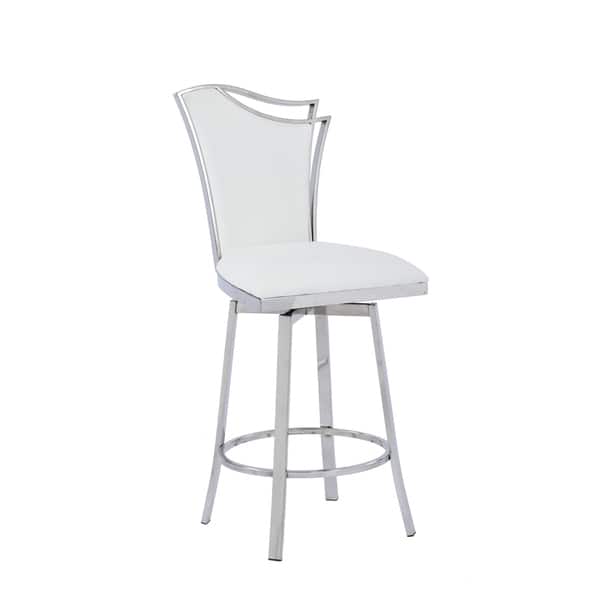 slide 2 of 7, Somette Nana Swivel Counter Stool with Design Back