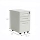 Superday 3- drawer  Rolling Metal Locking File Cabinet(B) - Thumbnail 8