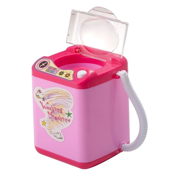 pink toy washing machine