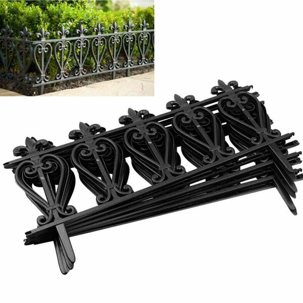 Shop Plastic Decorative Garden Fence Landscape Edging Border