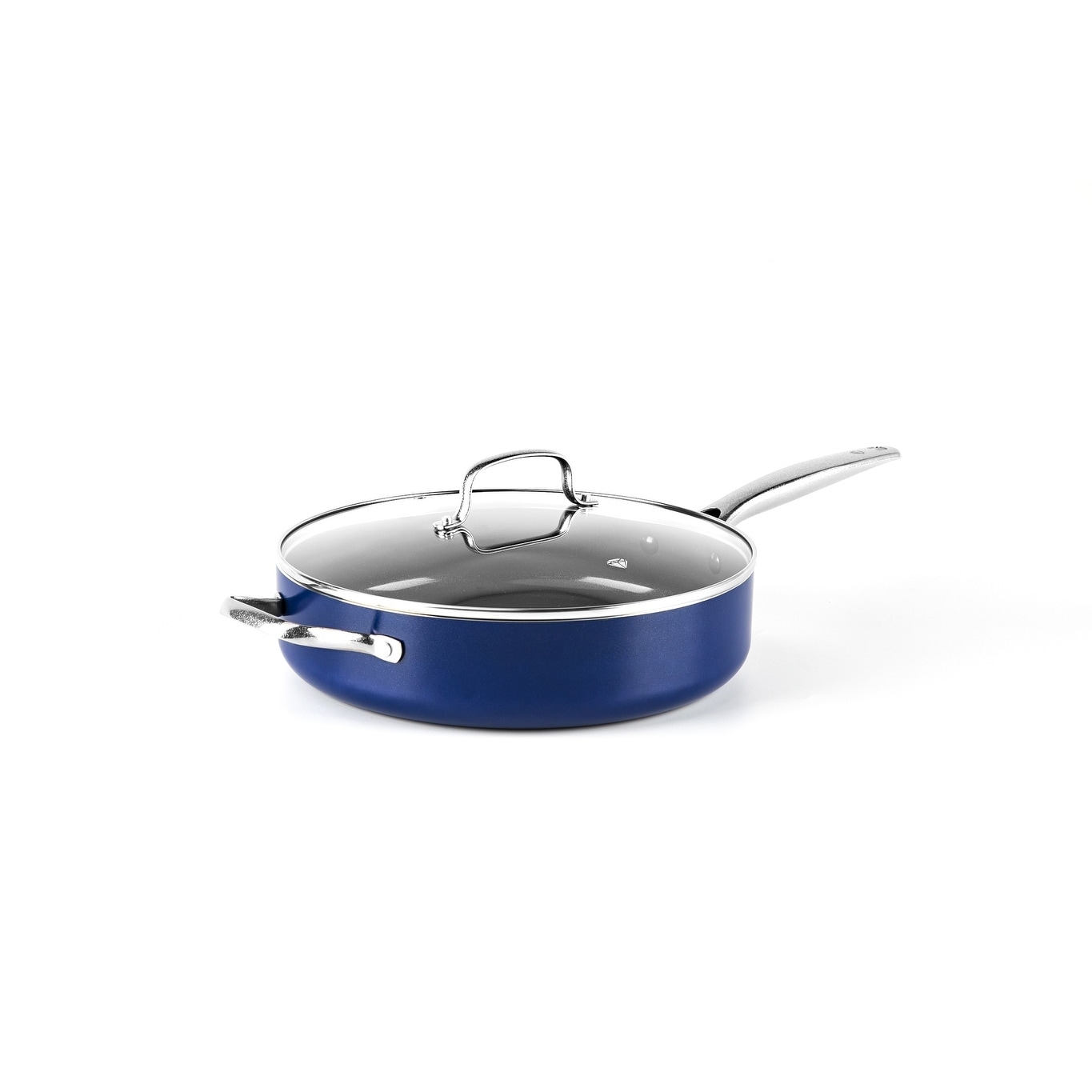Blue Diamond Toxin-Free Ceramic Non-Stick Covered Saute Pan, 5-Quart
