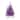 3' Metallic Purple Tinsel Artificial Christmas Tree - Unlit