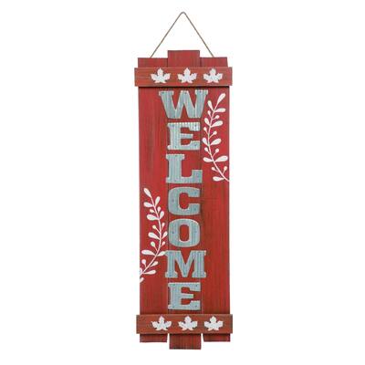 Transpac Wood Red Harvest Dimensional Sign - N/A
