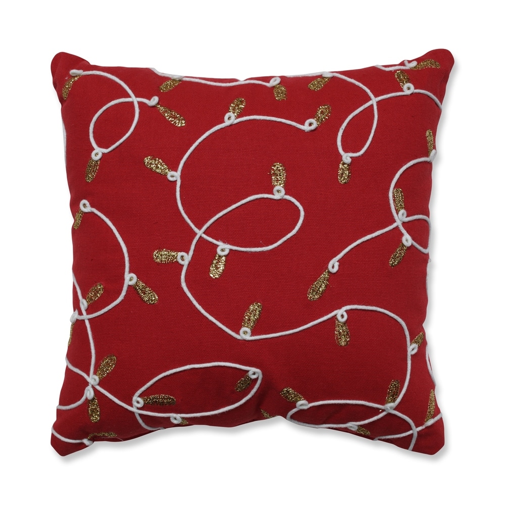 Christmas Tree Throw Pillow With LED Lights - On Sale - Bed Bath & Beyond -  29826748