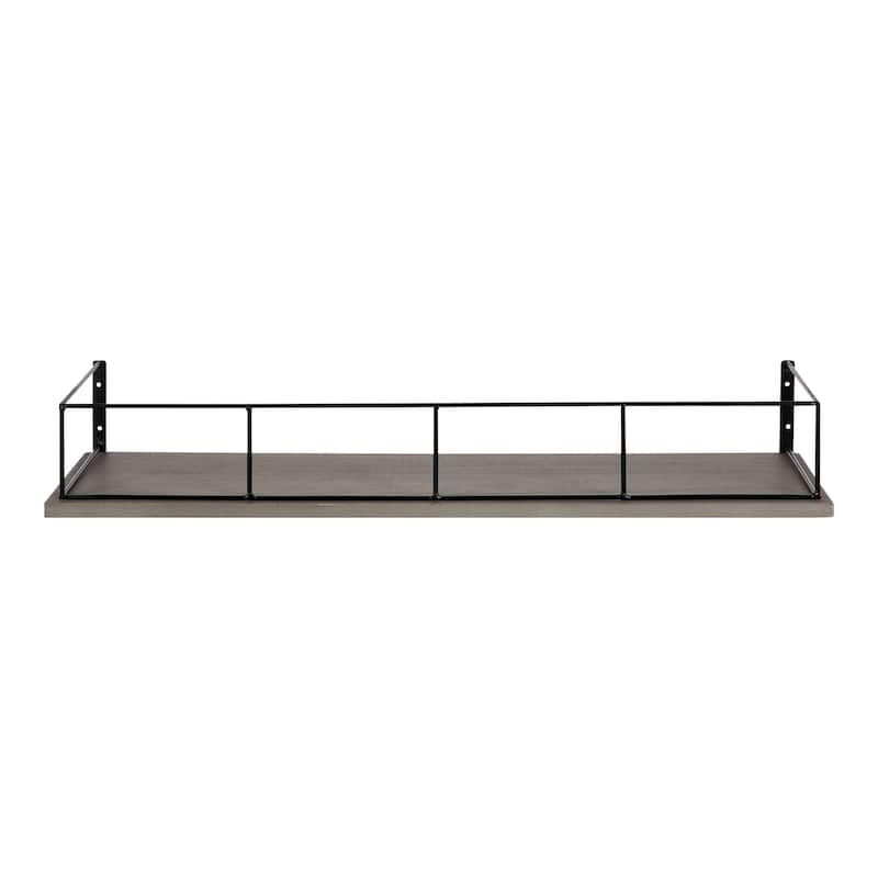 Kate and Laurel Benbrook Modern Shelf - 24x8