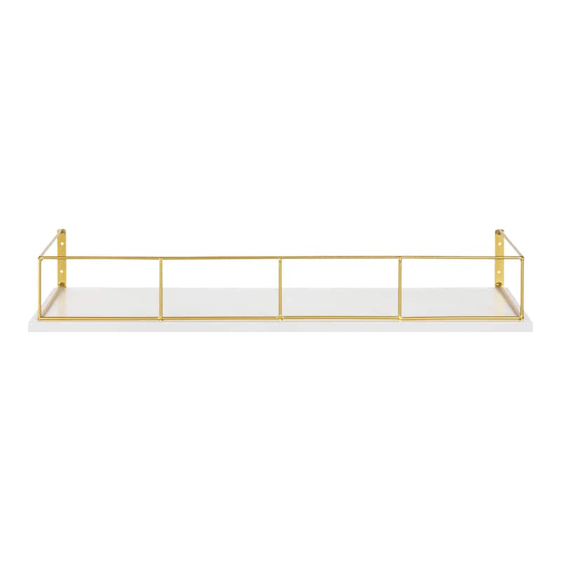 Kate and Laurel Benbrook Modern Shelf - 24x8