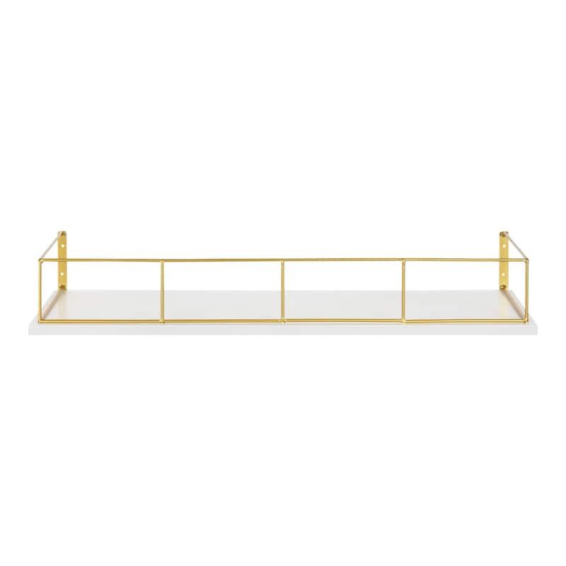 Kate and Laurel Benbrook Modern Shelf - 24x8