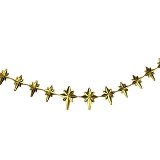 9' Shiny Gold Star of Bethlehem Beaded Christmas Garland - On Sale ...