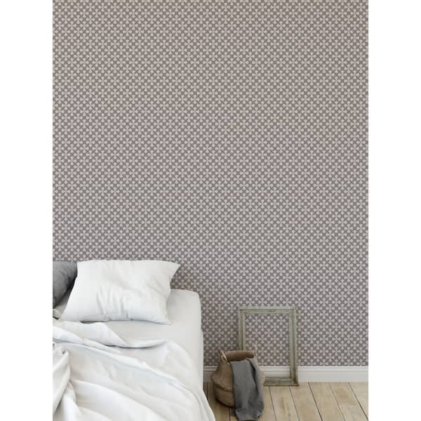 ELLE Decor STARBURST GREIGE Peel and Stick Wallpaper By Kavka Designs