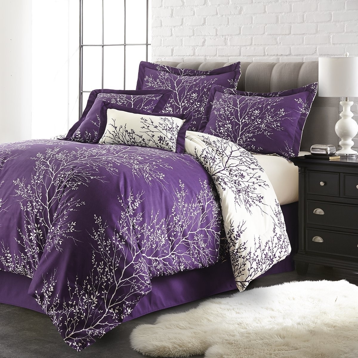 6 Pc Foliage Comforter