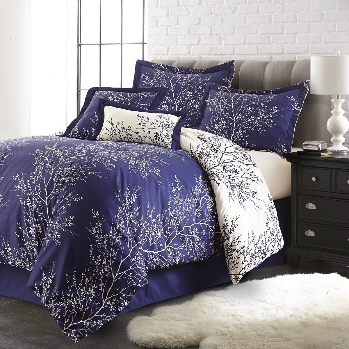 6 Pc Foliage Comforter