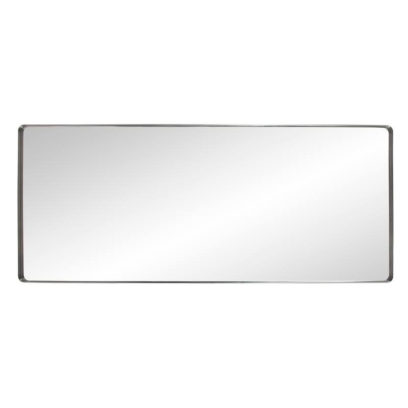 Allan Andrews Silver Framed Full Length Steele Mirror - 30 x 72
