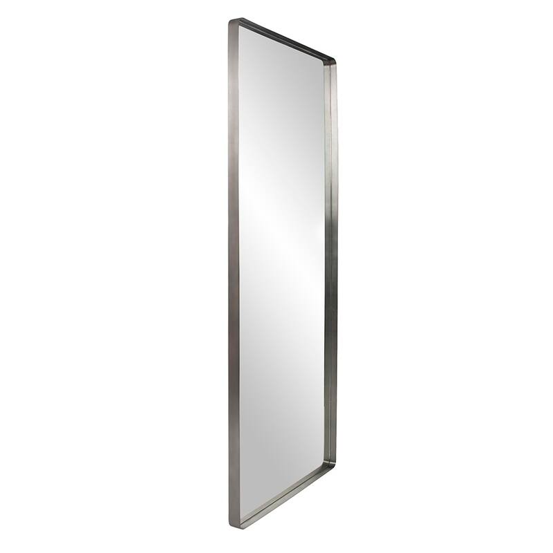 Allan Andrews Silver Framed Full Length Steele Mirror - 30 x 72