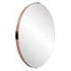 preview thumbnail 3 of 9, Allan Andrews Framed Rose Gold Round Decorative Dante Wall Mirror