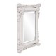 preview thumbnail 2 of 6, Allan Andrews Edwin White Wood Framed Wall Mirror