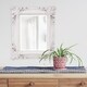 preview thumbnail 1 of 6, Allan Andrews Edwin White Wood Framed Wall Mirror