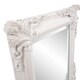 preview thumbnail 4 of 6, Allan Andrews Edwin White Wood Framed Wall Mirror