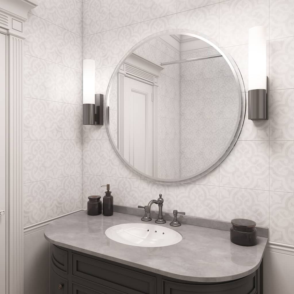 Allan Andrews Clare Round Wall Mirror