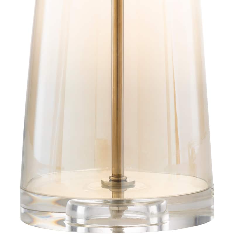Jalappa Modern Textured Glass Table Lamp