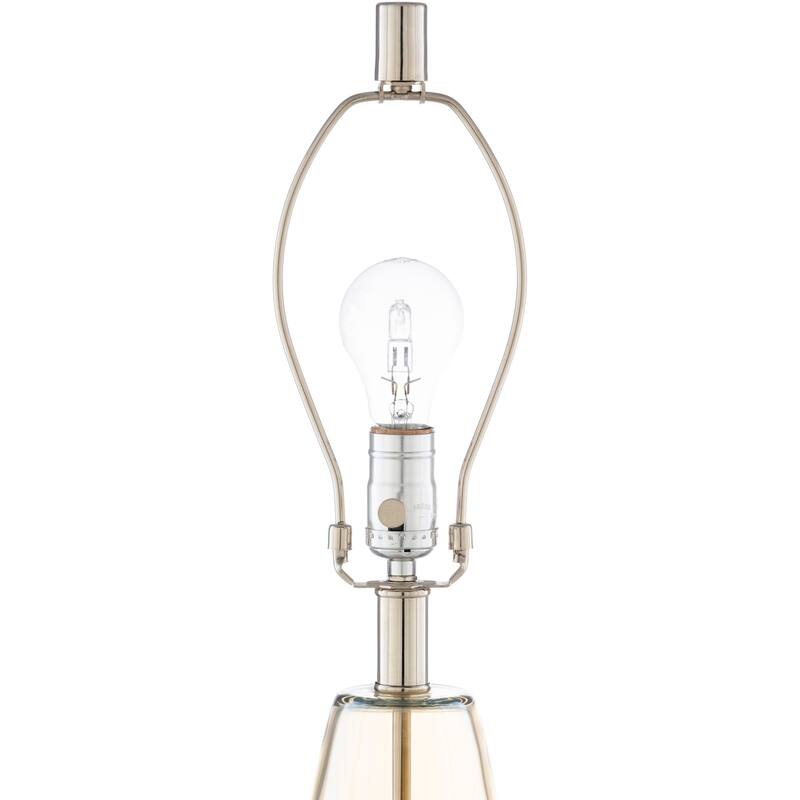 Jalappa Modern Textured Glass Table Lamp