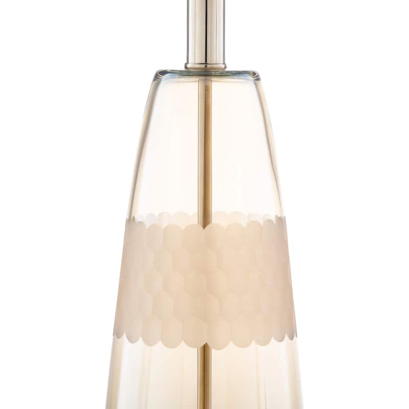 Jalappa Modern Textured Glass Table Lamp