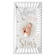 preview thumbnail 1 of 0, Sweet Jojo Designs Star and Moon Girl Photo Op Fitted Crib Sheet - Blush Pink Gold Grey and White Shoot for the Stars Celestial