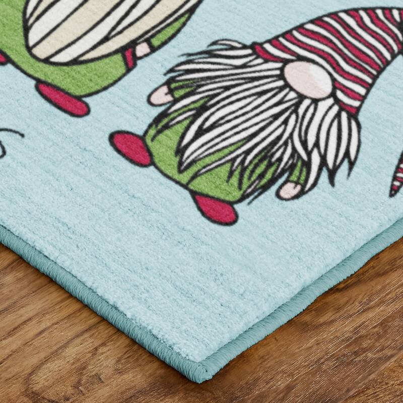 Mohawk Prismatic Christmas Gnomes Area Rug