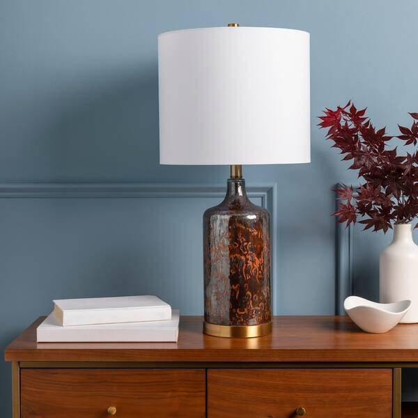 Livabliss Osprey Modern Mercury Glass Table Lamp