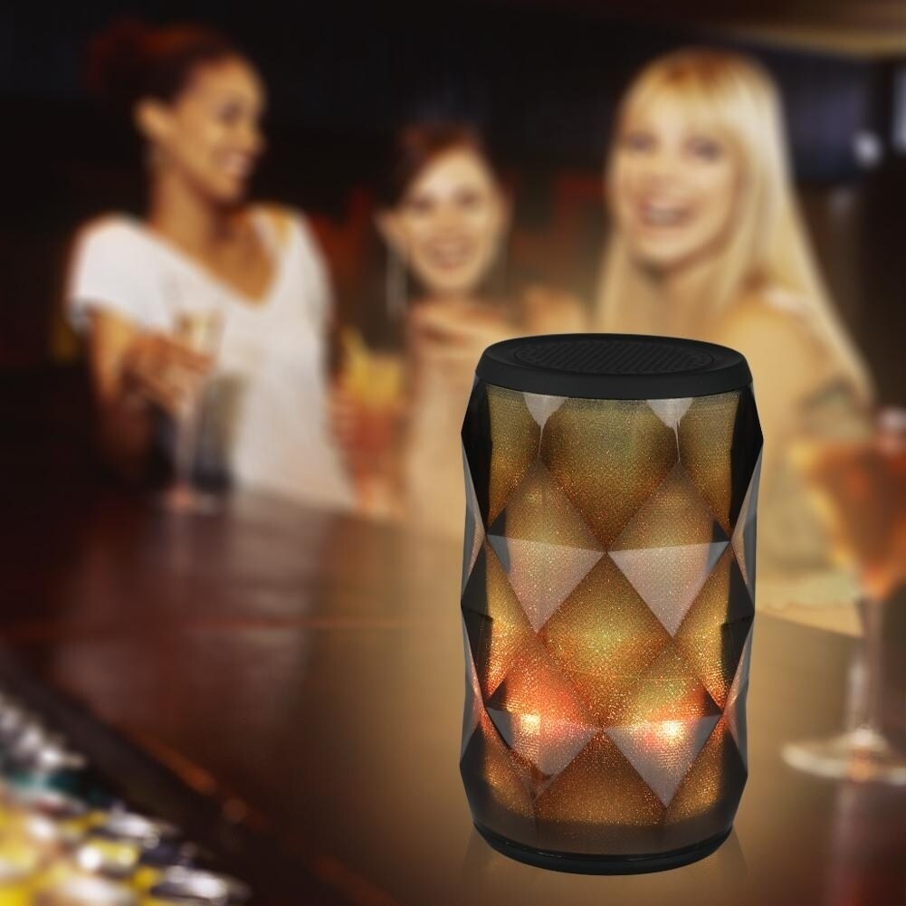 crystal led wireless speaker